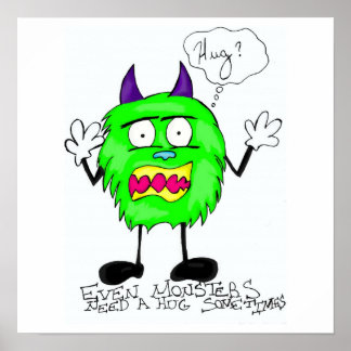 Großes Monster-Poster Poster