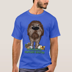 Großes Nasen-Drahthaar, das Griffon zeigt T-Shirt