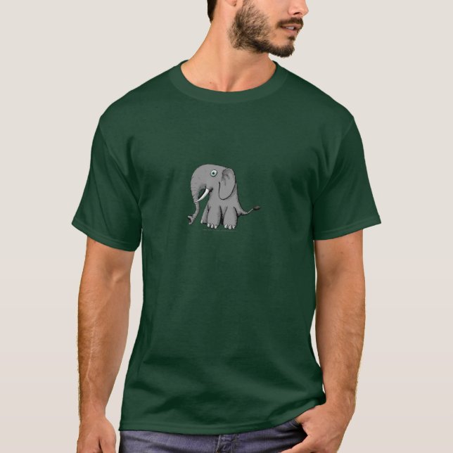 Großes Nasen-Elefant-Shirt T-Shirt (Vorderseite)