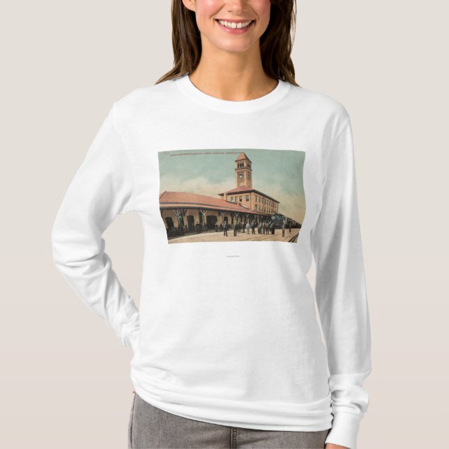 Großes Nordeisenbahn-Depot T-Shirt (Vorderseite)