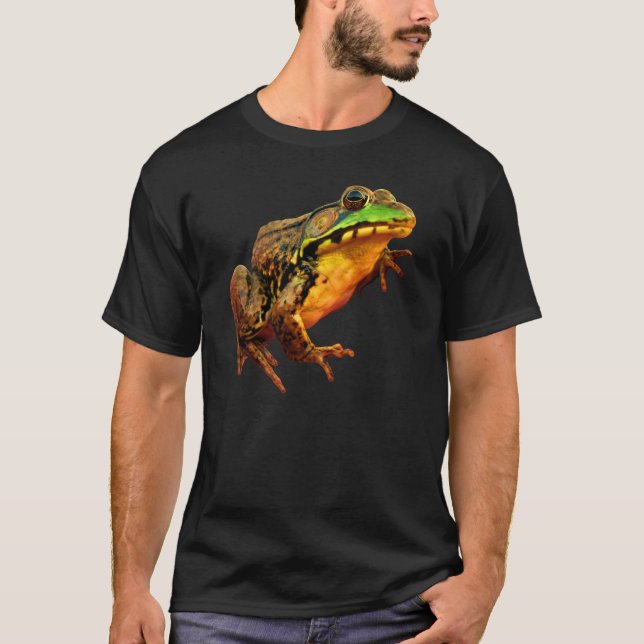 Großes Ochsenfrosch-Dunkelheits-T-Shirt T-Shirt (Vorderseite)