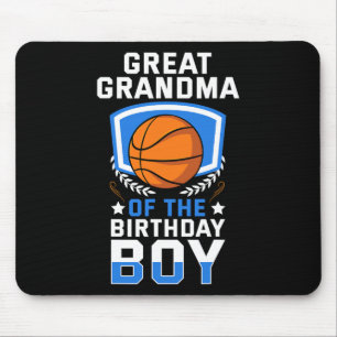 Großes Oma der Geburtstagskameradschaft Basketball Mousepad