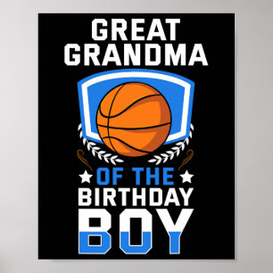 Großes Oma der Geburtstagskinder Bysketbyllenfamil Poster