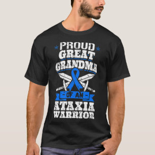 Großes Oma eines Ataxia Krieger Bewusstsein Ribbo T-Shirt
