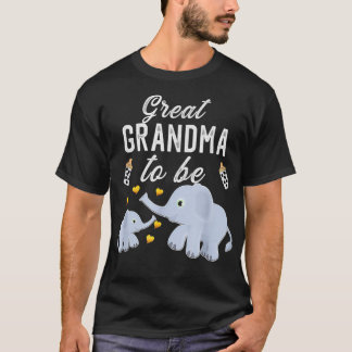 Großes Oma, um Elephant Baby Dusche Großer Mot zu  T-Shirt