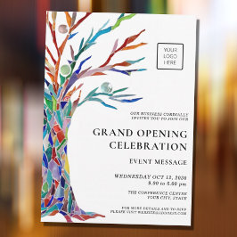 Großes Opening-Business-Logo Einladung