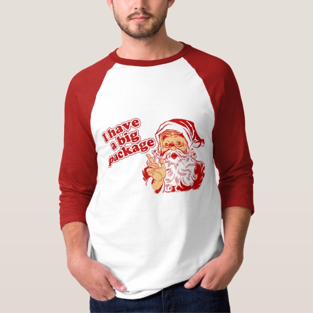 Großes Paket Sankt T-Shirt (Vorderseite)