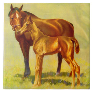 großes Pferd Fliese