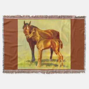 großes Pferd kleines Pferd Decke