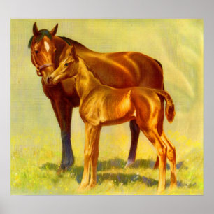 großes Pferd Poster