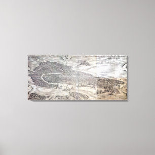 Großes Pianta Prospettica - Venedig, c.1500 Leinwanddruck