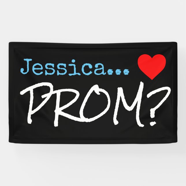 Großes Promposal personalisiertes Banner (Horizontal)
