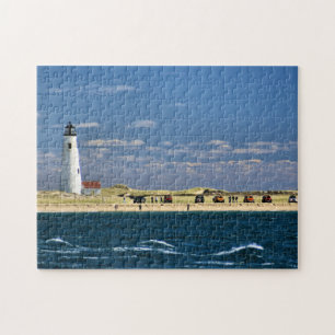 Großes Punkt-Leuchtturm Nantucket MA Puzzle