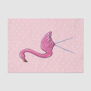 Großes rosa Flamingogewebe-Geschenk-Packpapier Seidenpapier