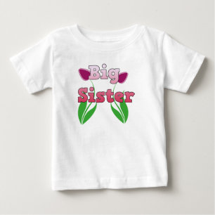 Großes-Schwester-Ankündigungs-Kleid Baby T-shirt