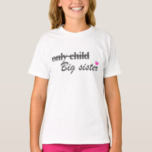 Großes-Schwester-Shirt, Süßes Kinder-T-Shirt, Einz T-Shirt
