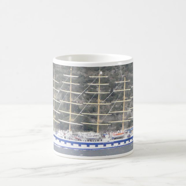 großes Segelboot Kaffeetasse (Mittel)