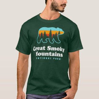 Grosses Shirt der Smoky Mountains - Bär groß, spot
