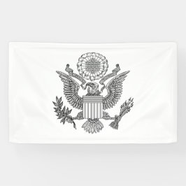 Grosses Siegel der USA (USA) Banner