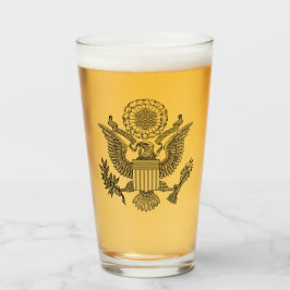 Grosses Siegel der USA (USA) Glas