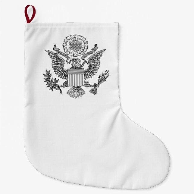 Grosses Siegel der USA (USA) Großer Weihnachtsstrumpf (Vorderseite)