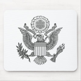 Grosses Siegel der USA (USA) Mousepad
