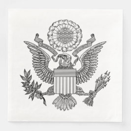 Grosses Siegel der USA (USA) Serviette