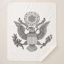 Grosses Siegel der USA (USA) Sherpadecke