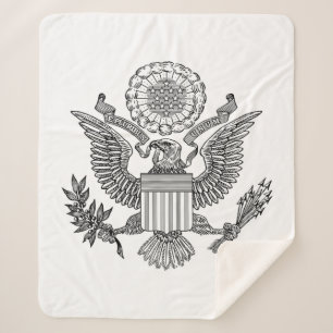 Grosses Siegel der USA (USA) Sherpadecke