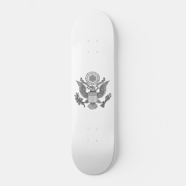 Grosses Siegel der USA (USA) Skateboard (Vorderseite)