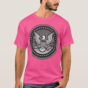 Großes Siegel der Vereinigten Staaten Wow Pink-T T-Shirt