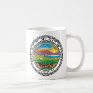 Großes Siegel des Staat von Kansas Tasse
