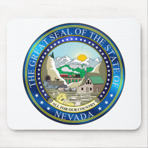 Grosses Siegel des Staat von Nevada Mousepad