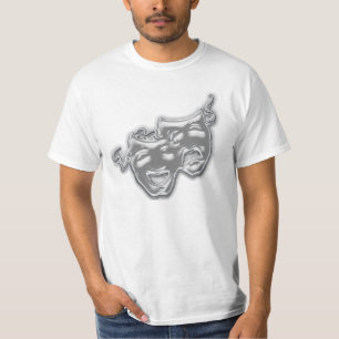 Großes Silber maskiert T - Shirt