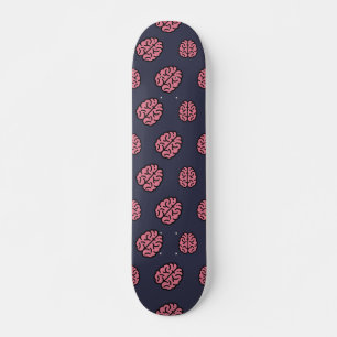Großes Sinnesgehirn-Muster Skateboard