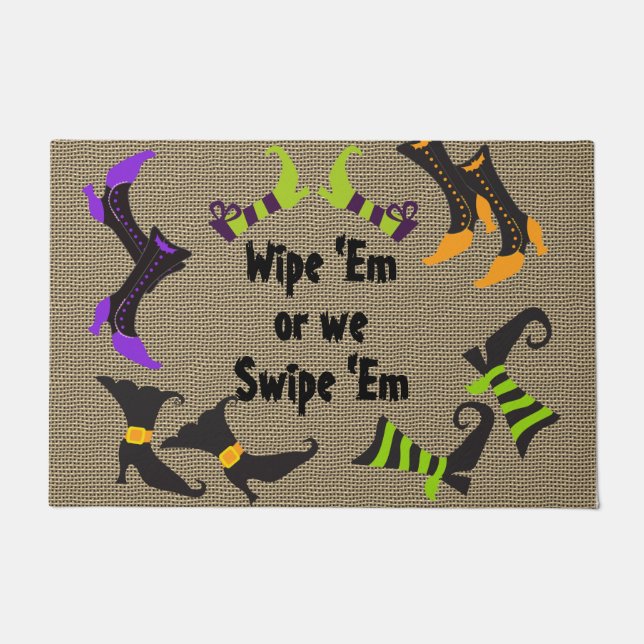 Grosses sonniges Halloween Doormat Fußmatte (Vorderseite)
