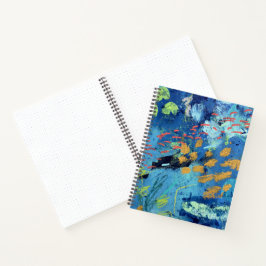 Großes SpiralNotebook in Blackfish Design Notizbuch