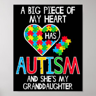 Großes Stück meines Herzens hat autistische Enkeli Poster