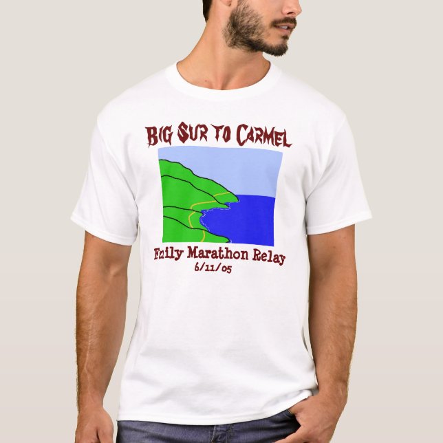 Großes Sur zu Carmel Relais T-Shirt (Vorderseite)