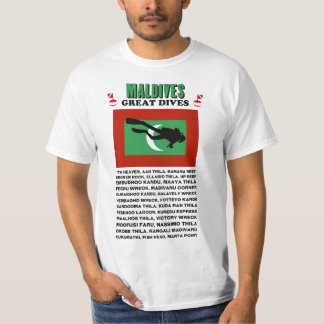 Großes Tauchen Malediven T-Shirt