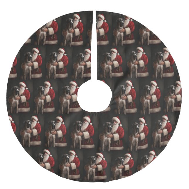 Großes Tor mit Weihnachtsfeiertag Polyester Weihnachtsbaumdecke (Vorderseite)