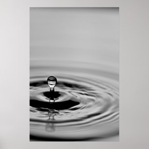 Großes Tröpfchen Poster
