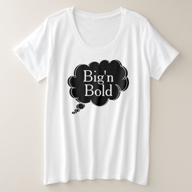 großes und mutiges T-Shirt von dalDesignNZ (Design vorne)