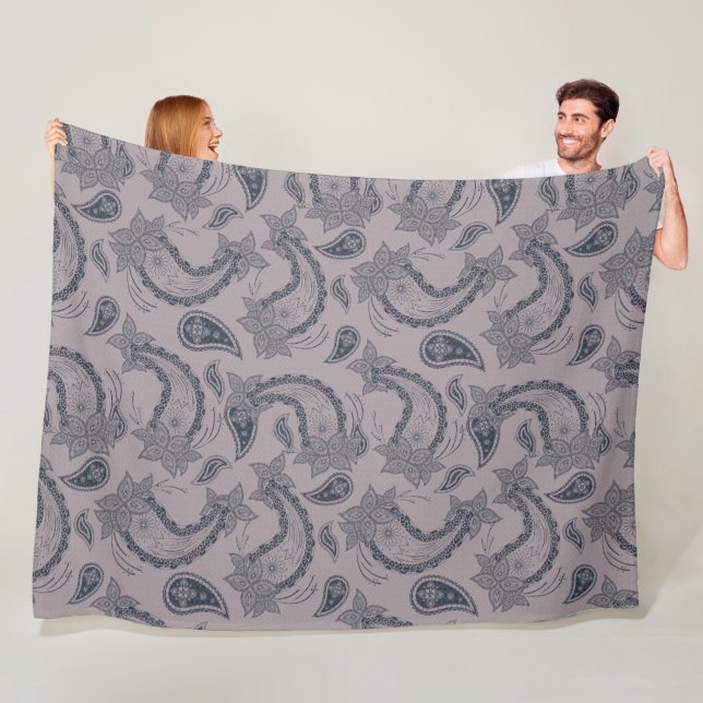 Großes Vliesschwarz Fleecedecke (Beispiel)