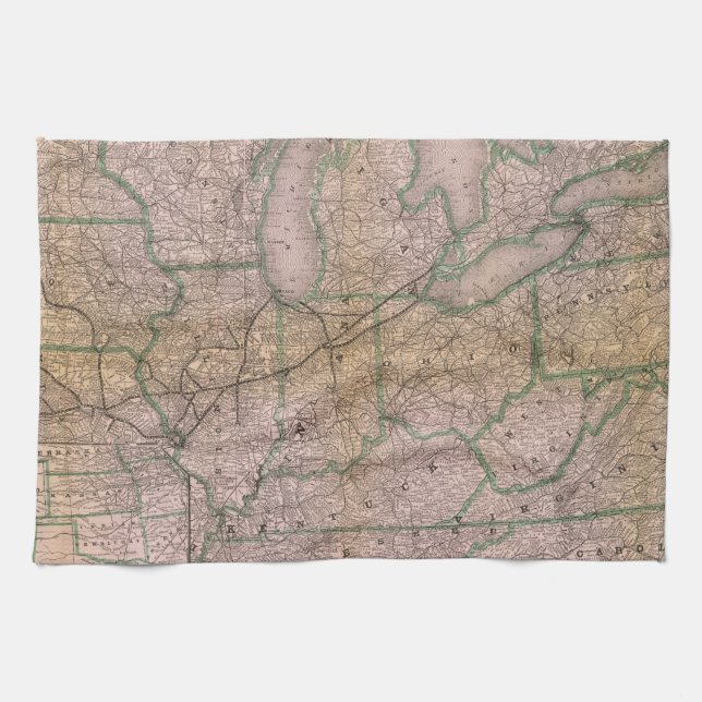 Großes Wabash System Geschirrtuch (Horizontal)