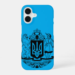 Großes Wappen der Ukraine iPhone 16 Hülle