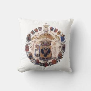 Großes Wappen des Kaiserreichs Russland Kissen