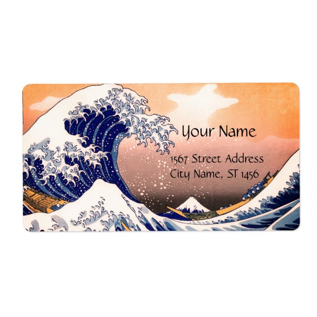 GROSSES WAVE Blau Weiß (Vorne)