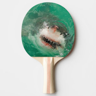 Großes Weiß Shark1 Tischtennis Schläger