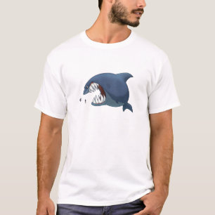 Großes weißer Haifisch-Shirt T-Shirt
